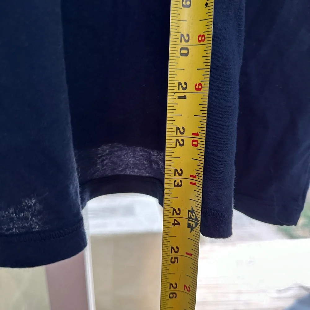 Anthropologie Electric & Rose NWOT Mock Neck Dark Blue Muscle Tank Large - Picture 9 of 12